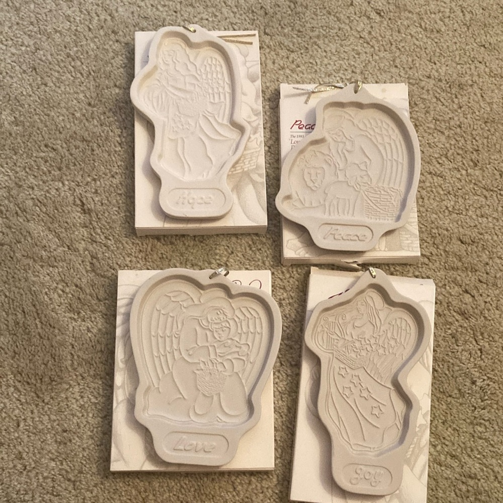 Longaberger Angel Series Cookie Molds